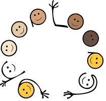grooploops logo showing group of members of a club doing fun things together
